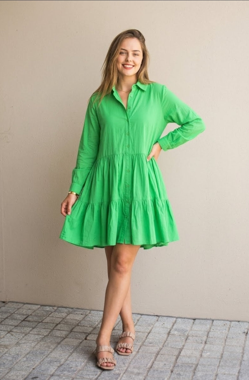 Lucy Dress - Green