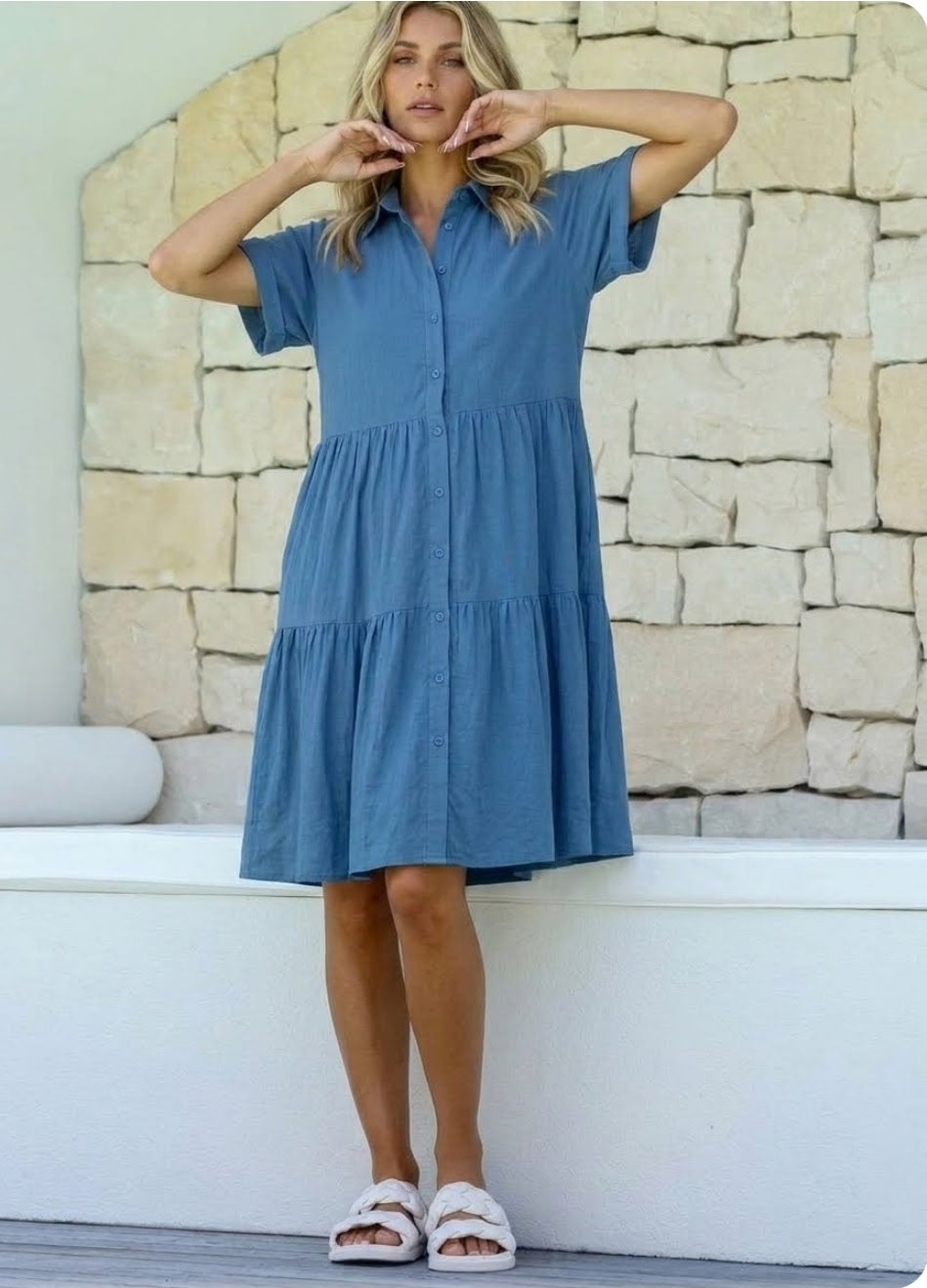 Sally Dress 100% Cotton