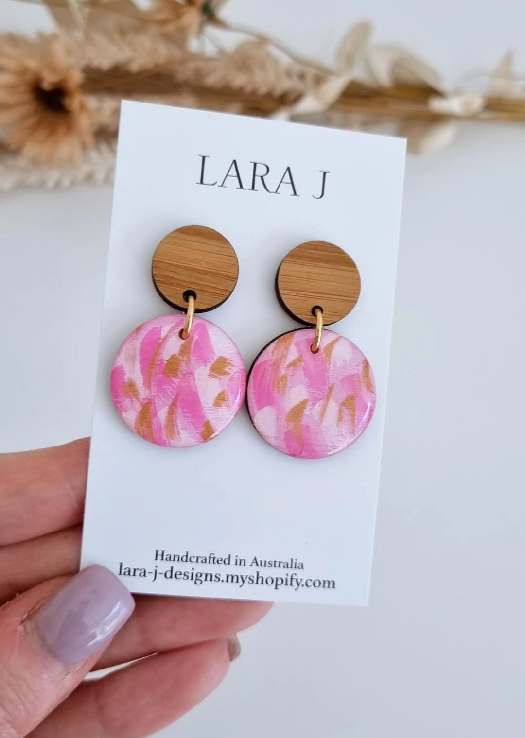 Petite Circle Dangle - Daydream