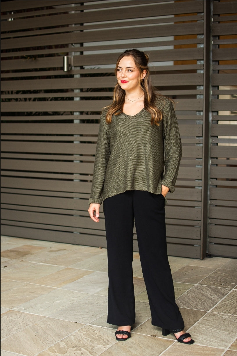 Harley Knit - Khaki 100% Cotton