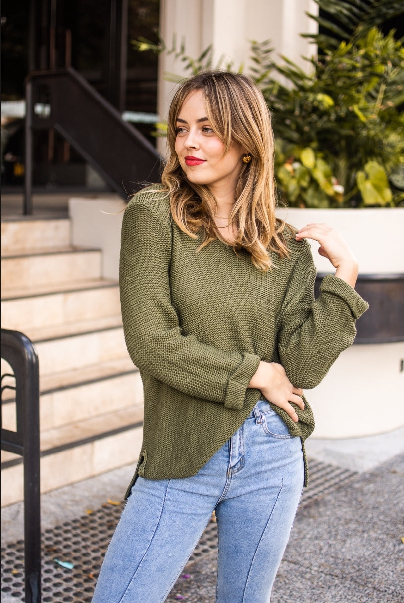 Harley Knit - Khaki 100% Cotton
