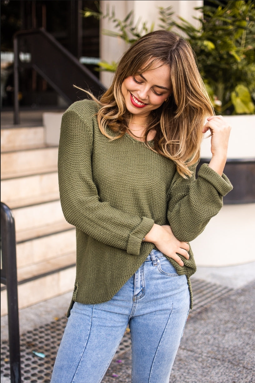 Harley Knit - Khaki 100% Cotton