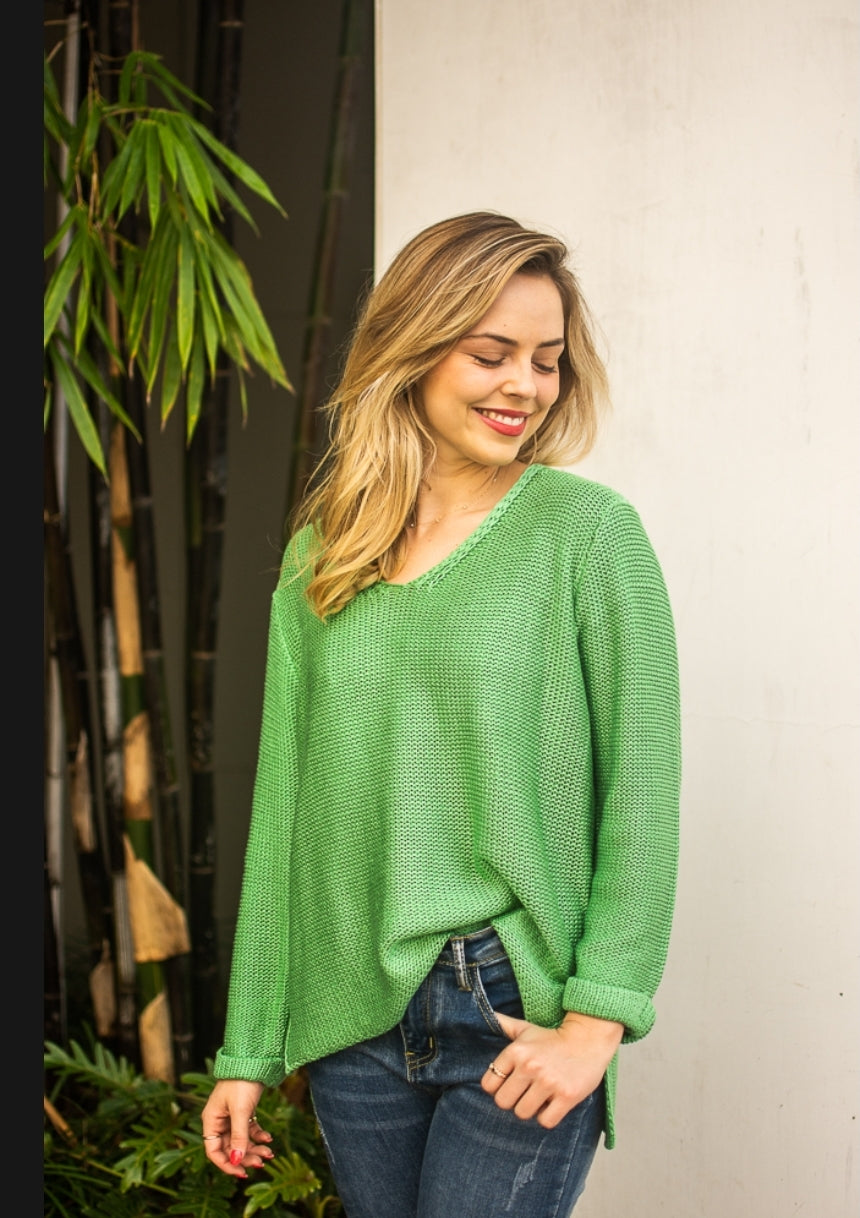 Harley Knit - Green 100% Cotton