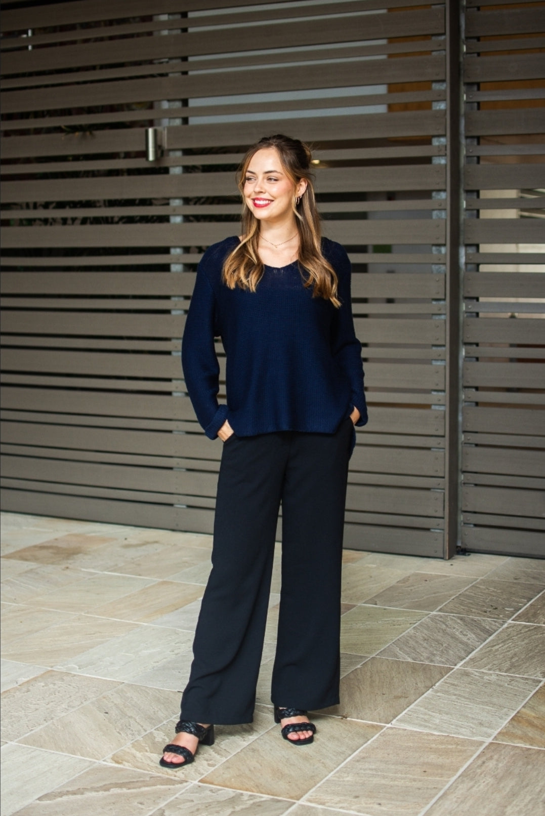 Harley Knit -Navy 100% Cotton