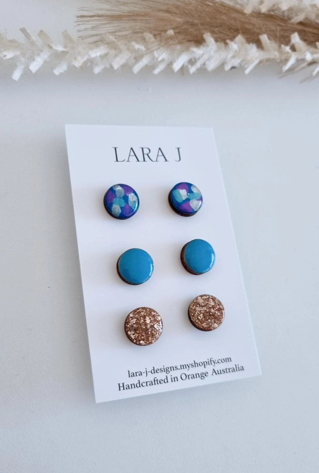 12mm Earring Trio #5