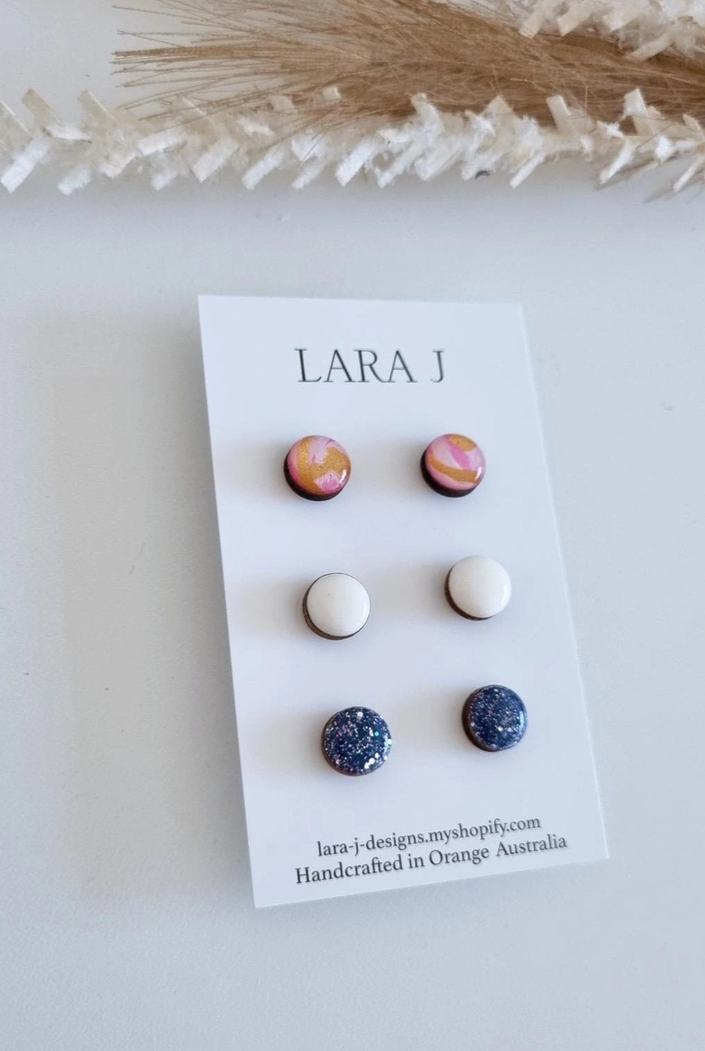 10mm Earring Trio #8