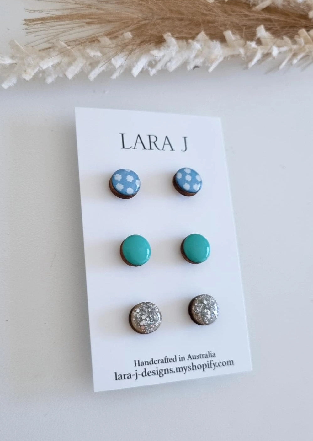 10mm Earring Trio #7