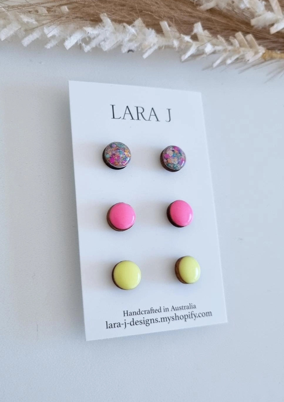 10mm Earring Trio #3