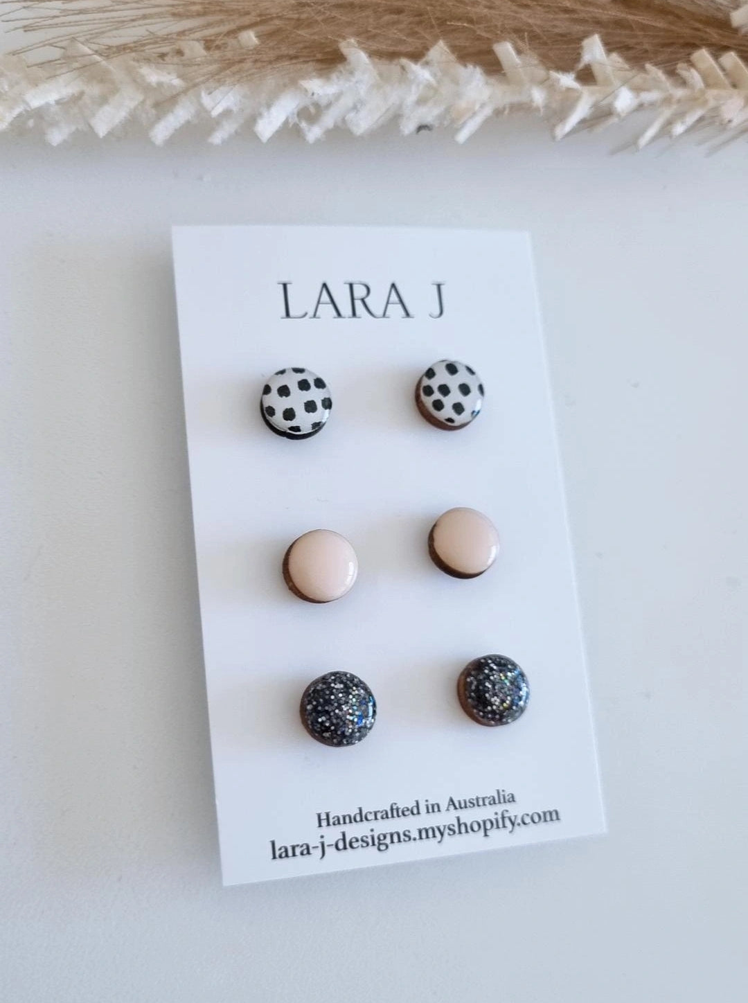 10mm Earring Trio #1