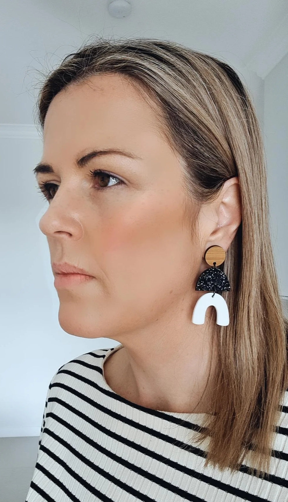 Gemma Dangle - Monochrome Sparkle