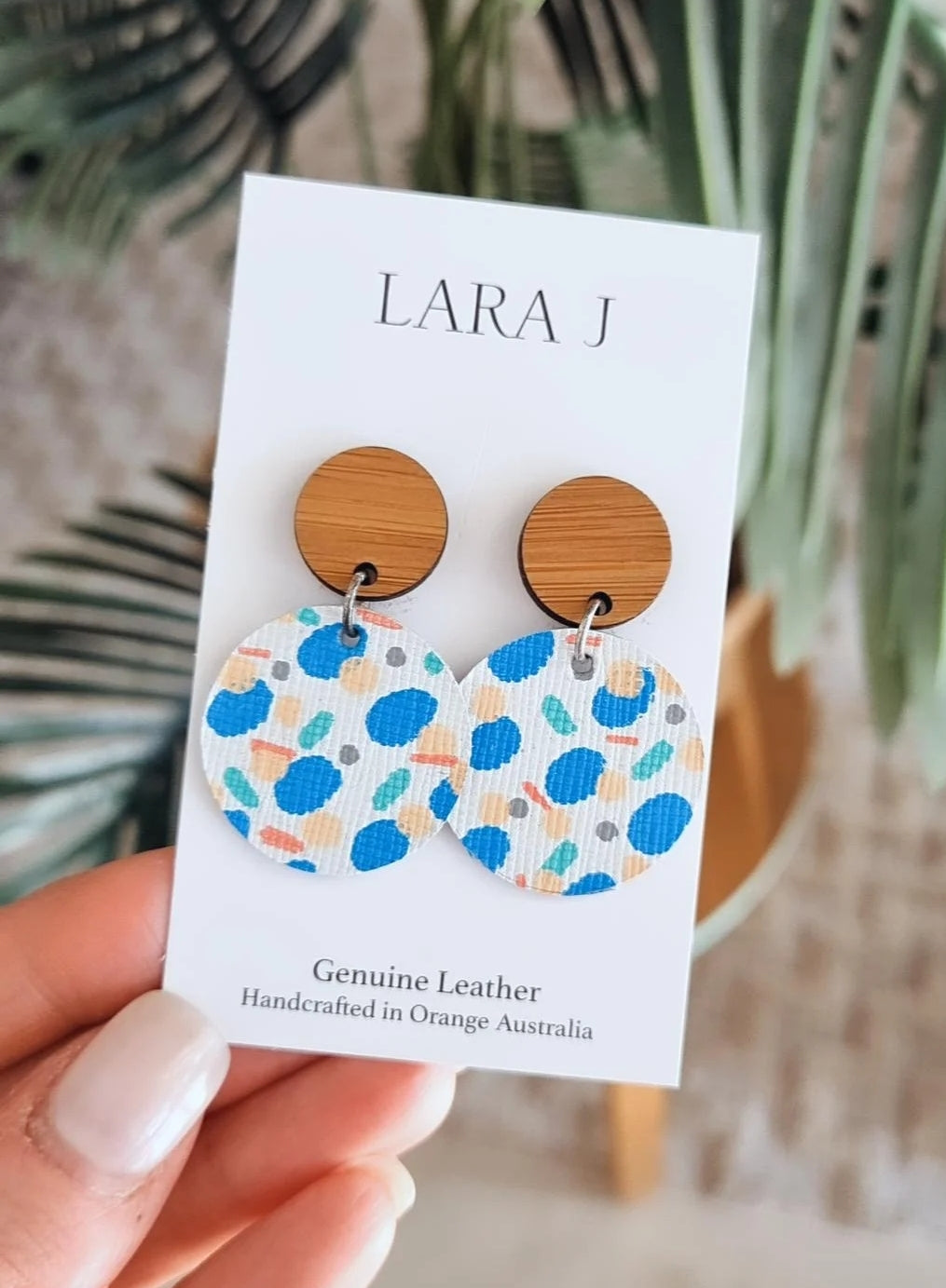Small Leather Dangles # 1