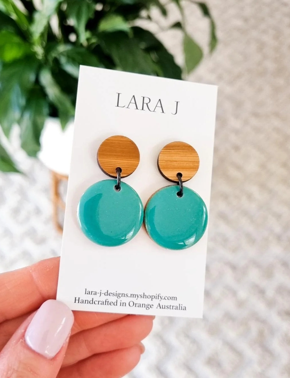 Petite Circle Dangle # 1