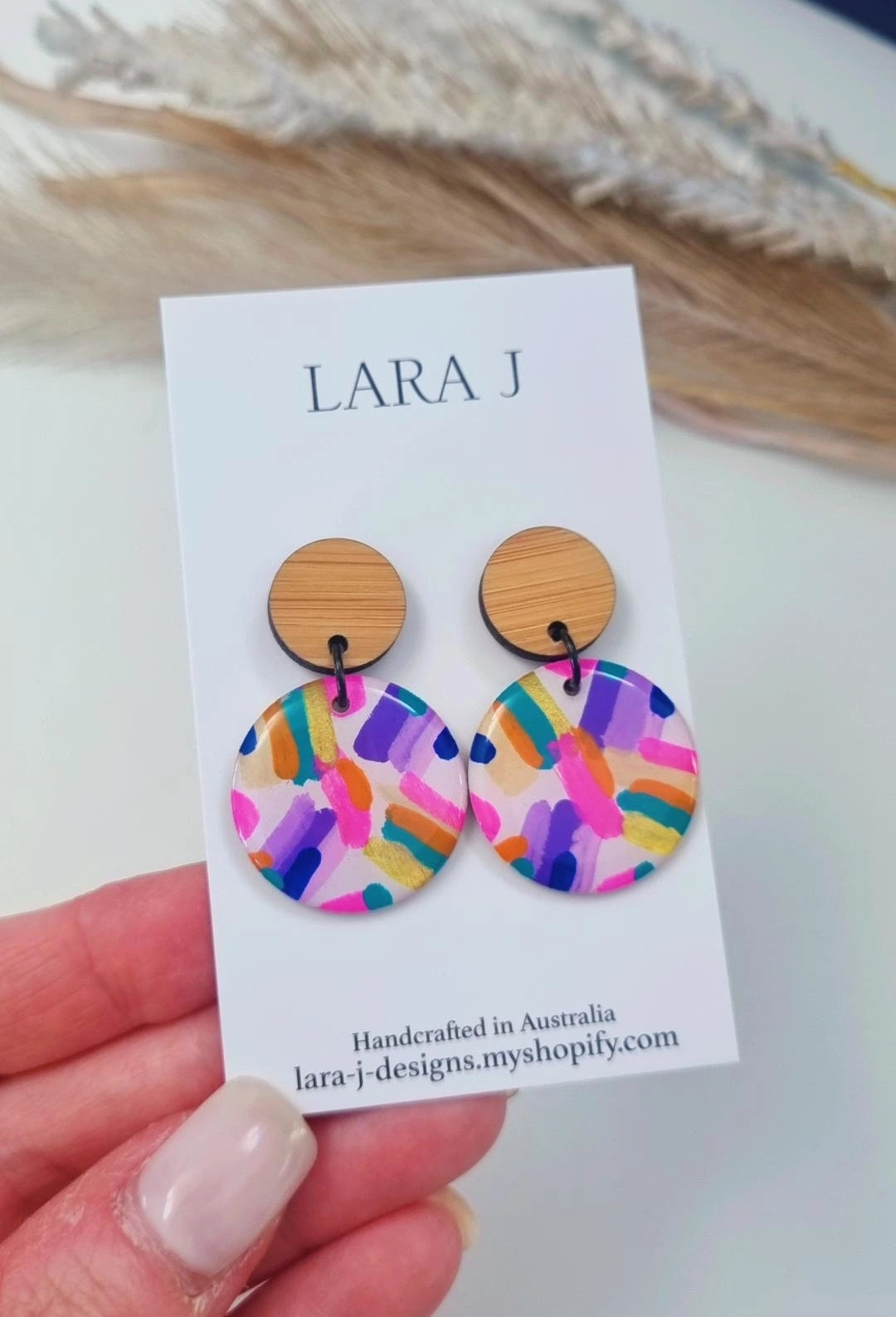 Petite Circle Dangle #33