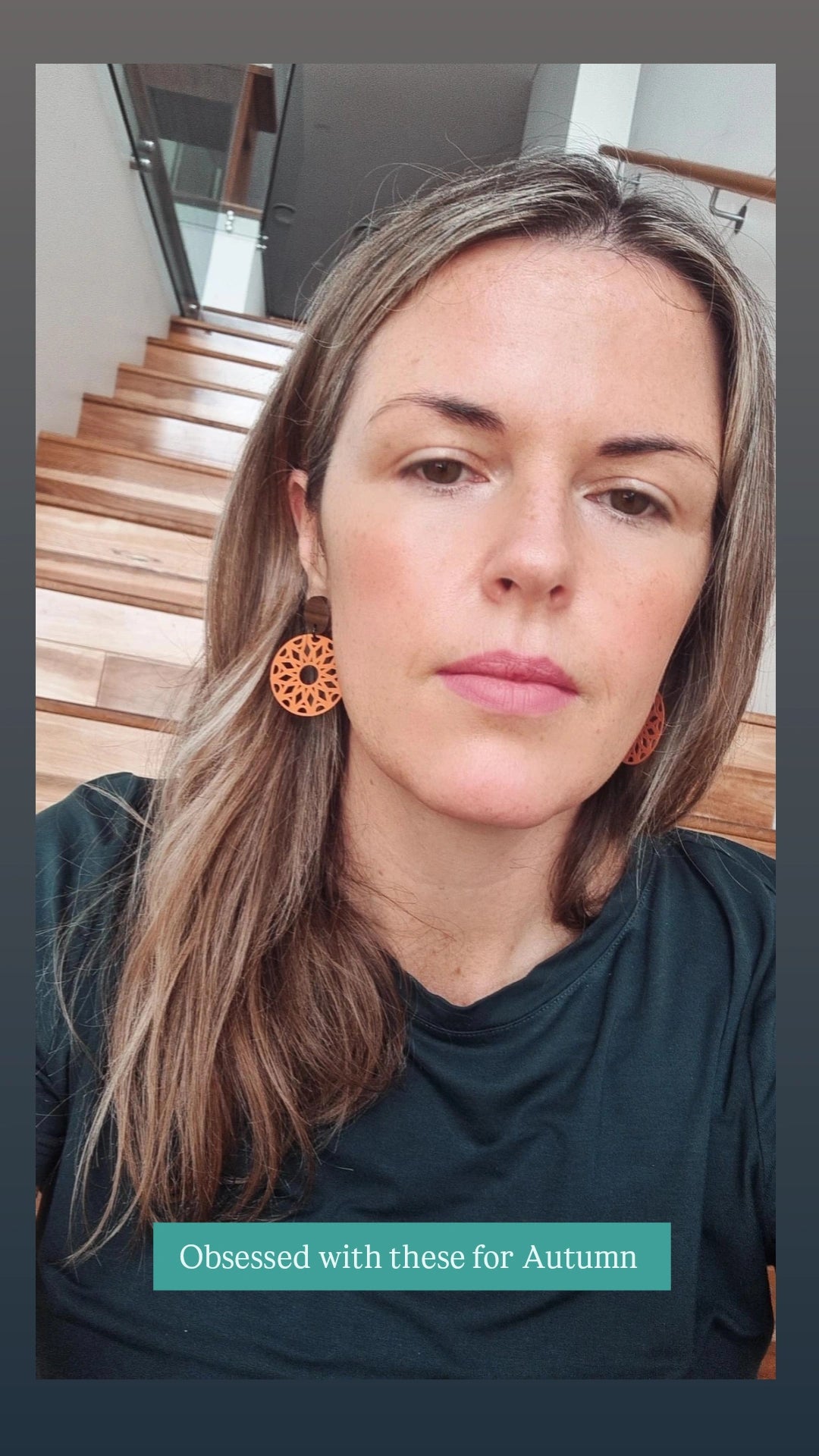 Evelyn Dangle - Burnt Orange
