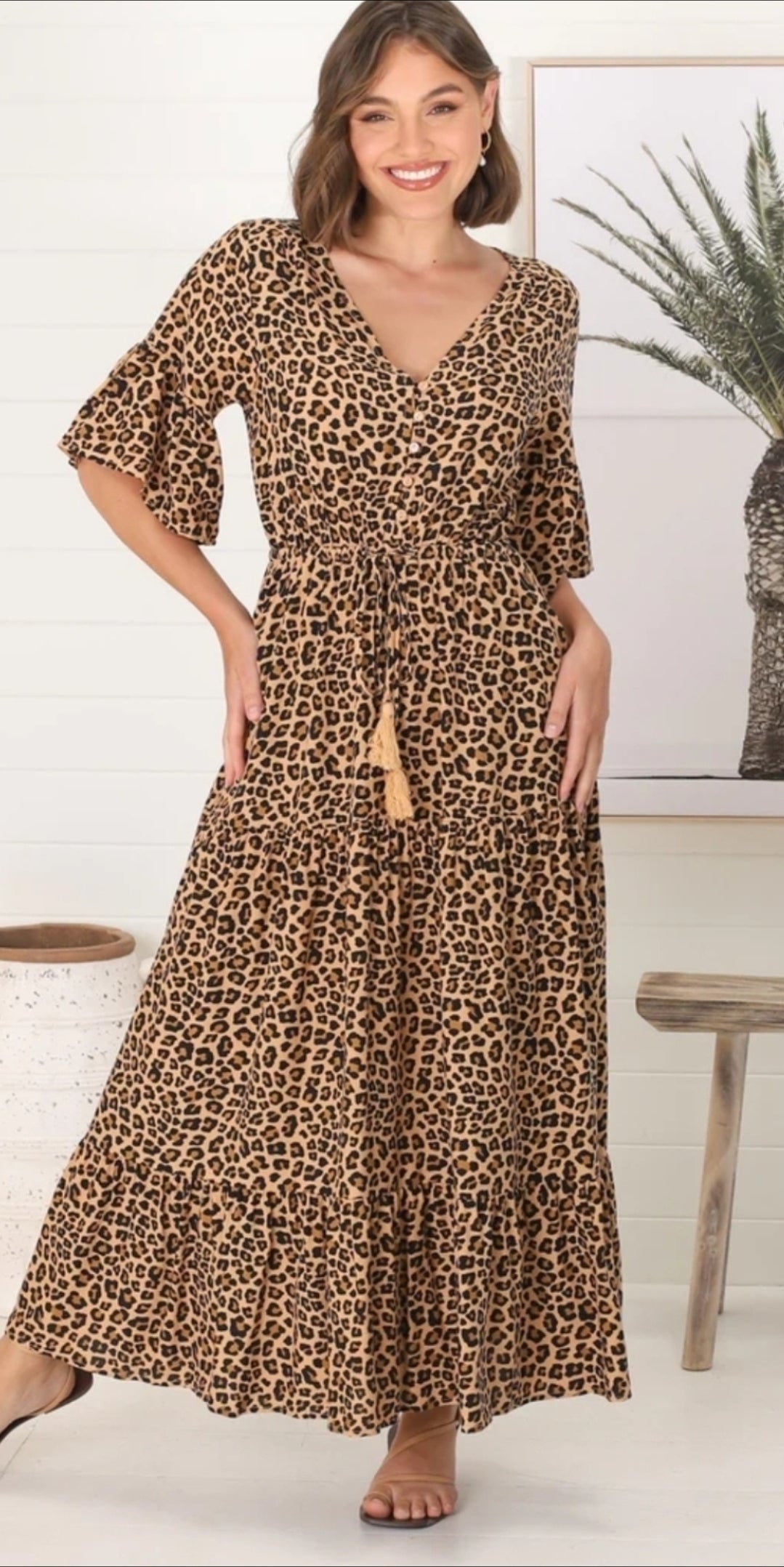 Ellis Dress - Animal Print