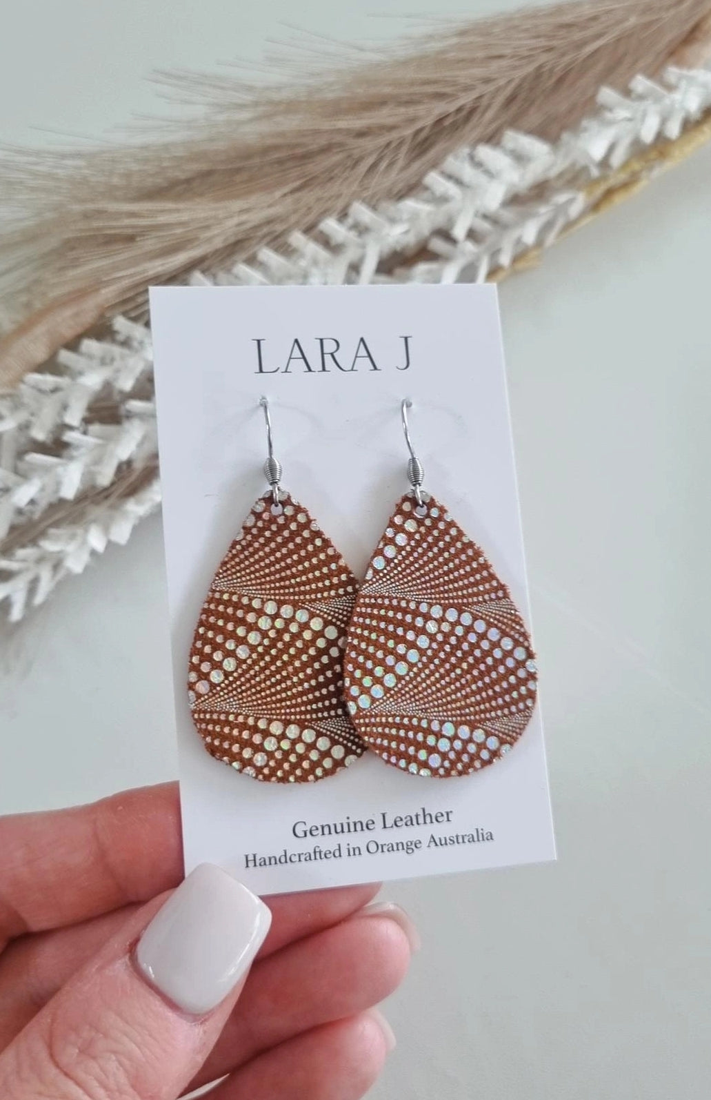 Sia Leather Earrings
