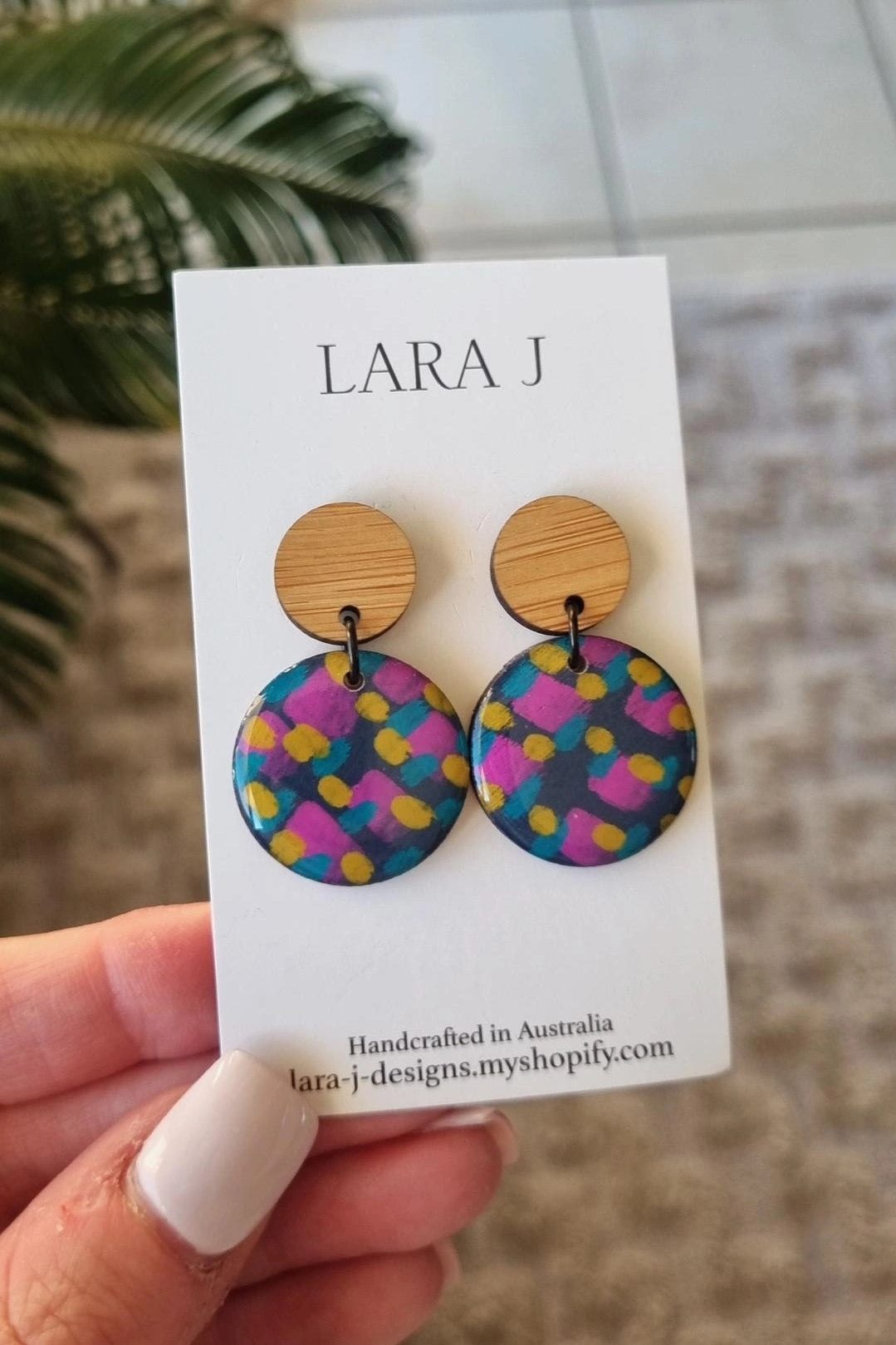 Petite Circle Dangle #52