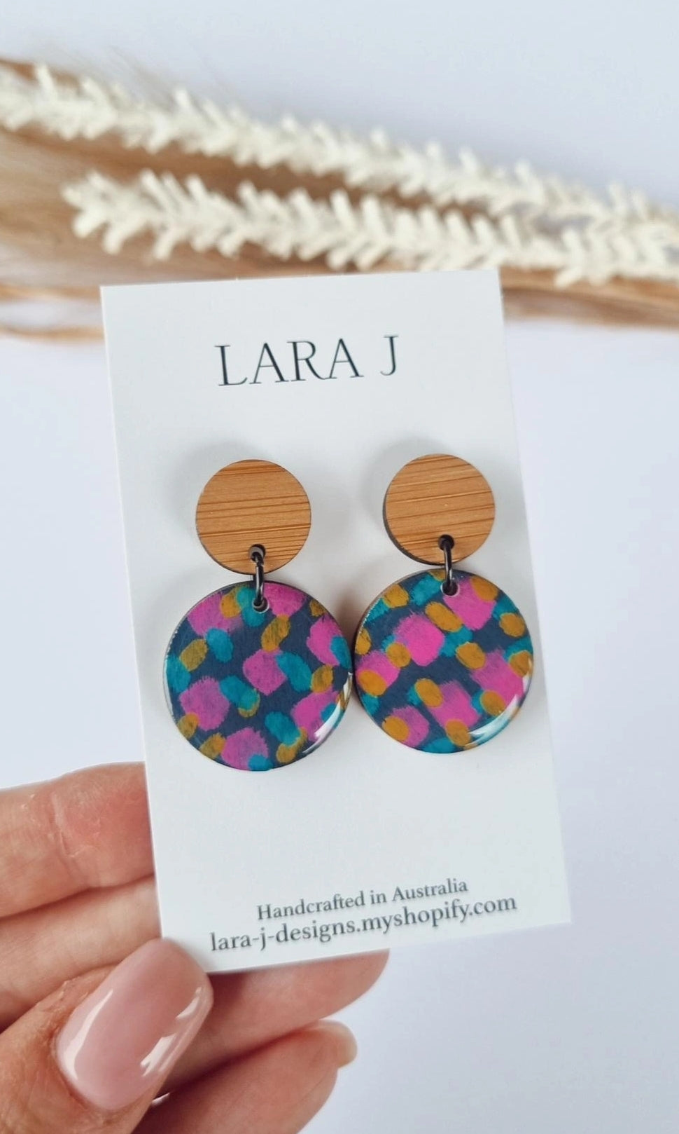 Petite Circle Dangle #4