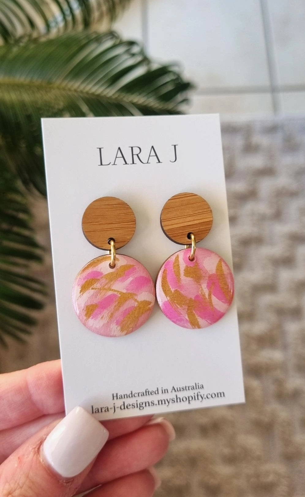 Petite Circle Dangle #38