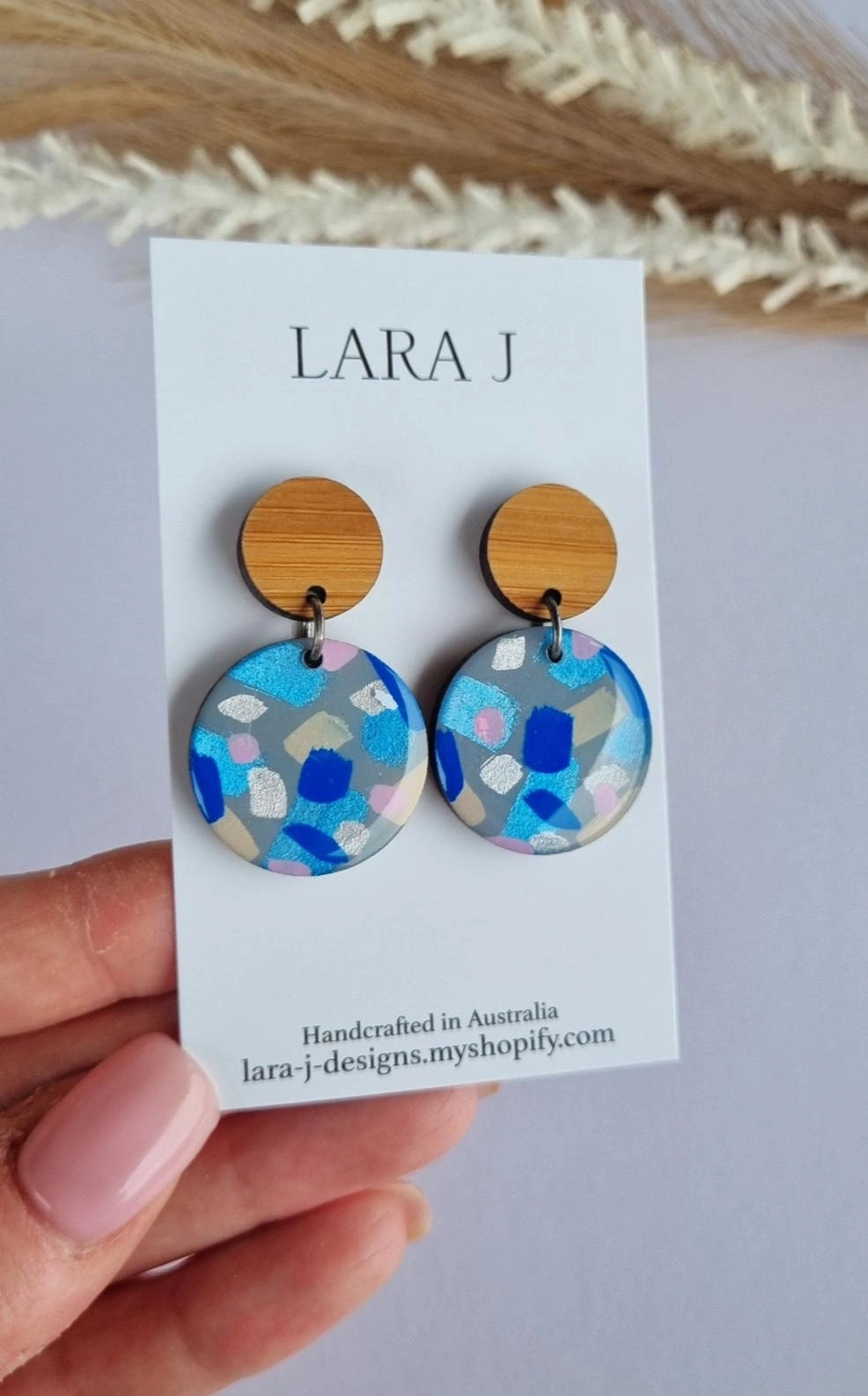 Petite Circle Dangle #7