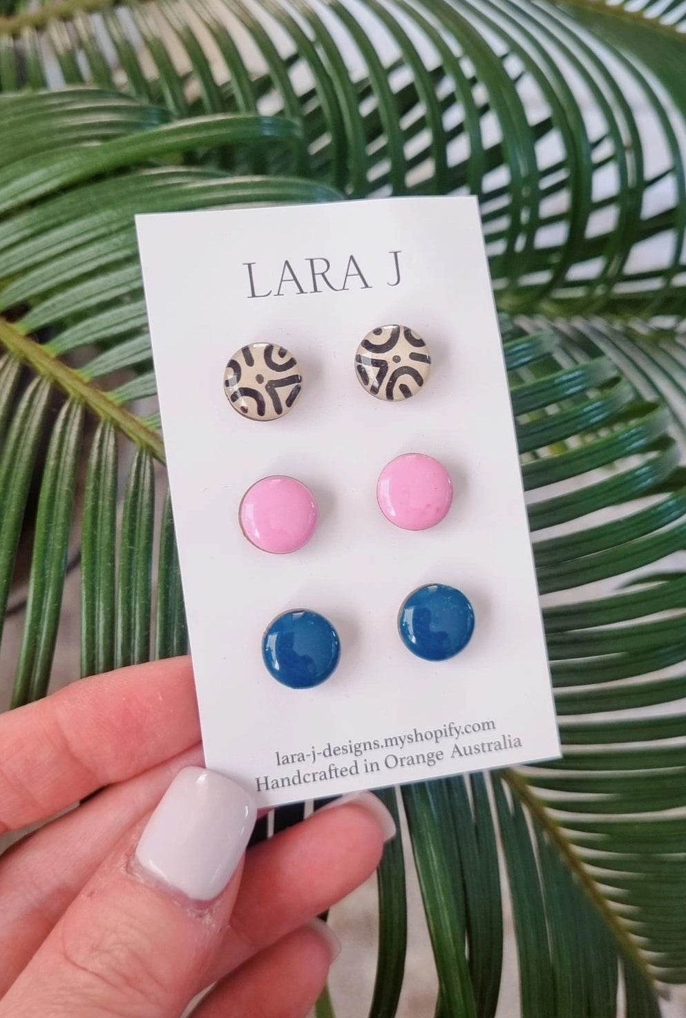 12mm Earring Trio #31