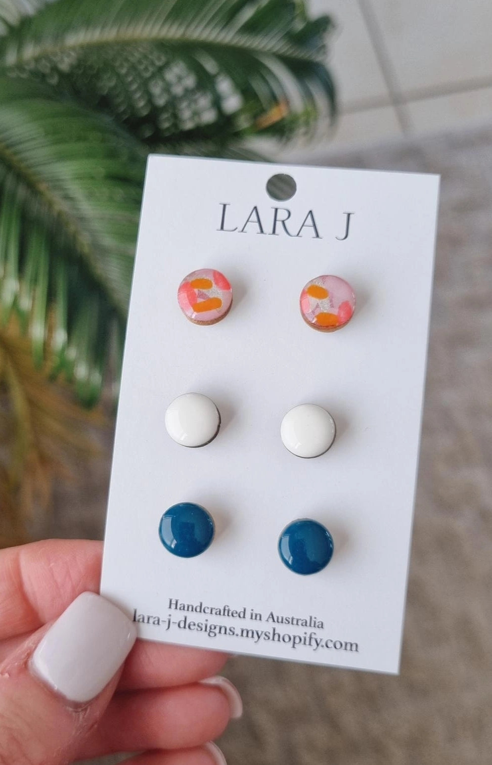 10mm Earring Trio #38