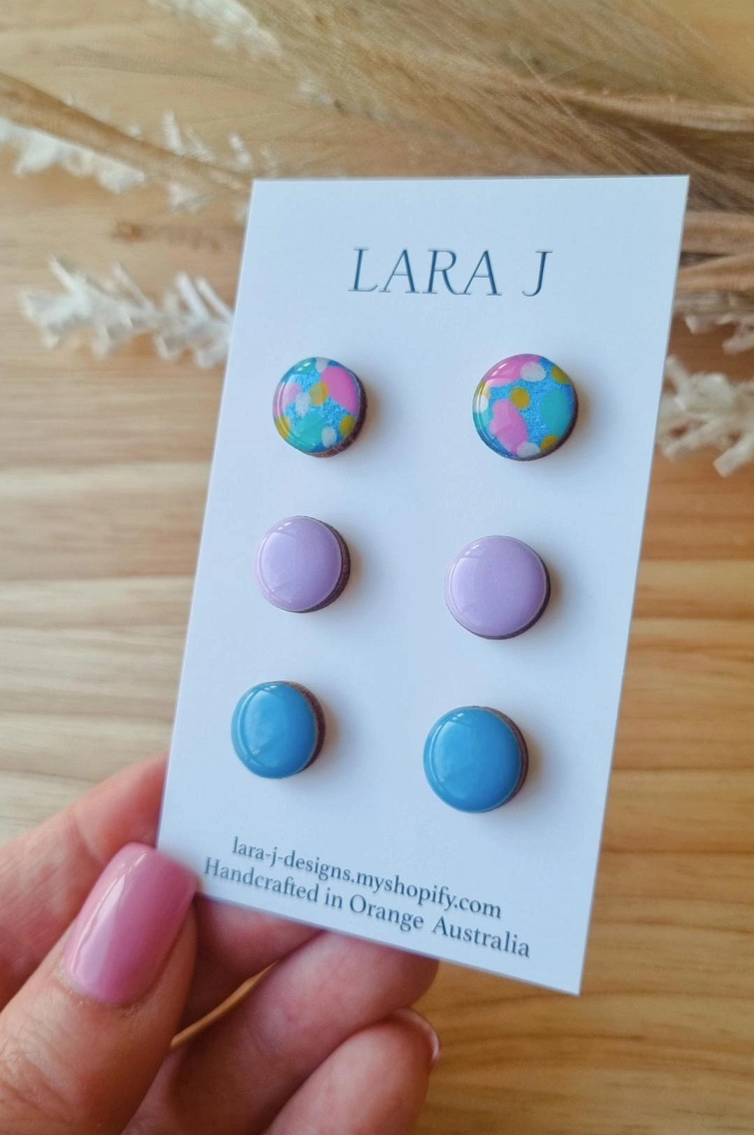 12mm Earring Trio #4