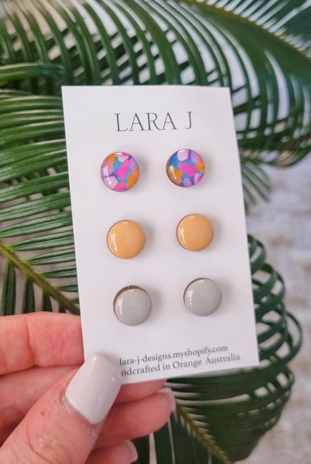 12mm Earring Trio #32