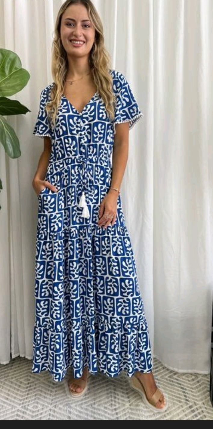 Ivy Dress - Blue