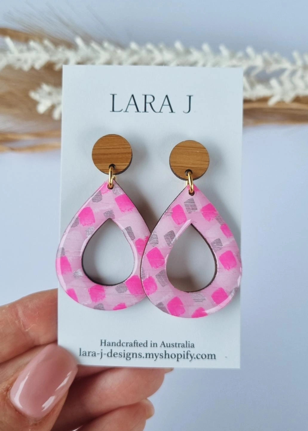 Resin Teardrop Dangle #2