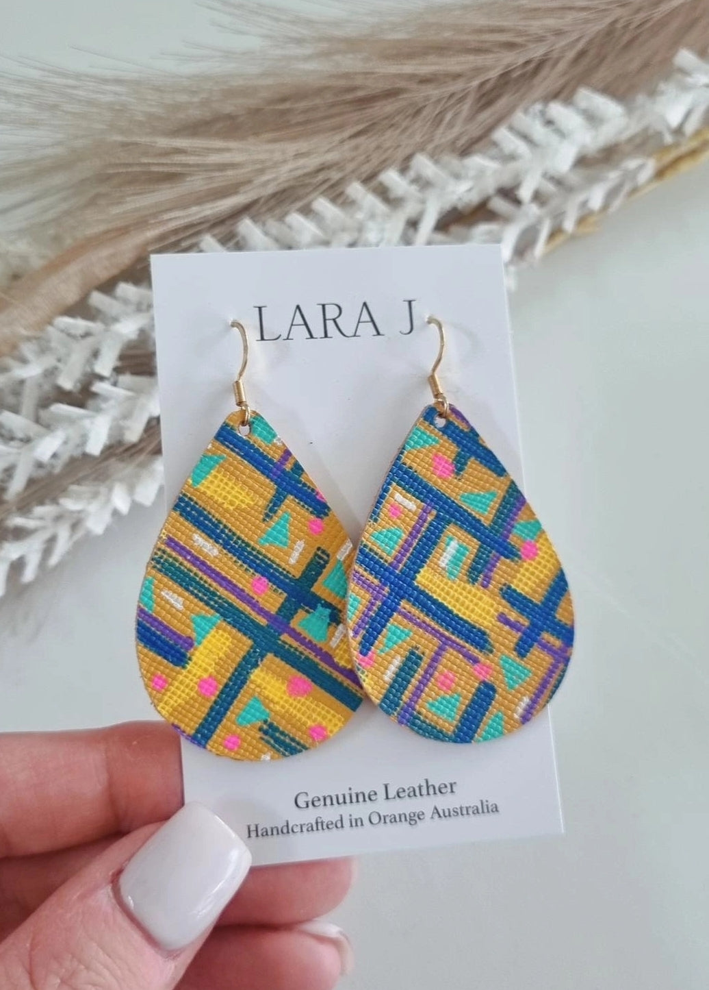 Callie Leather Earrings