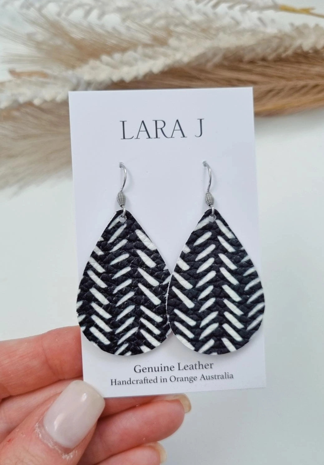 Tribal Leather Earrings