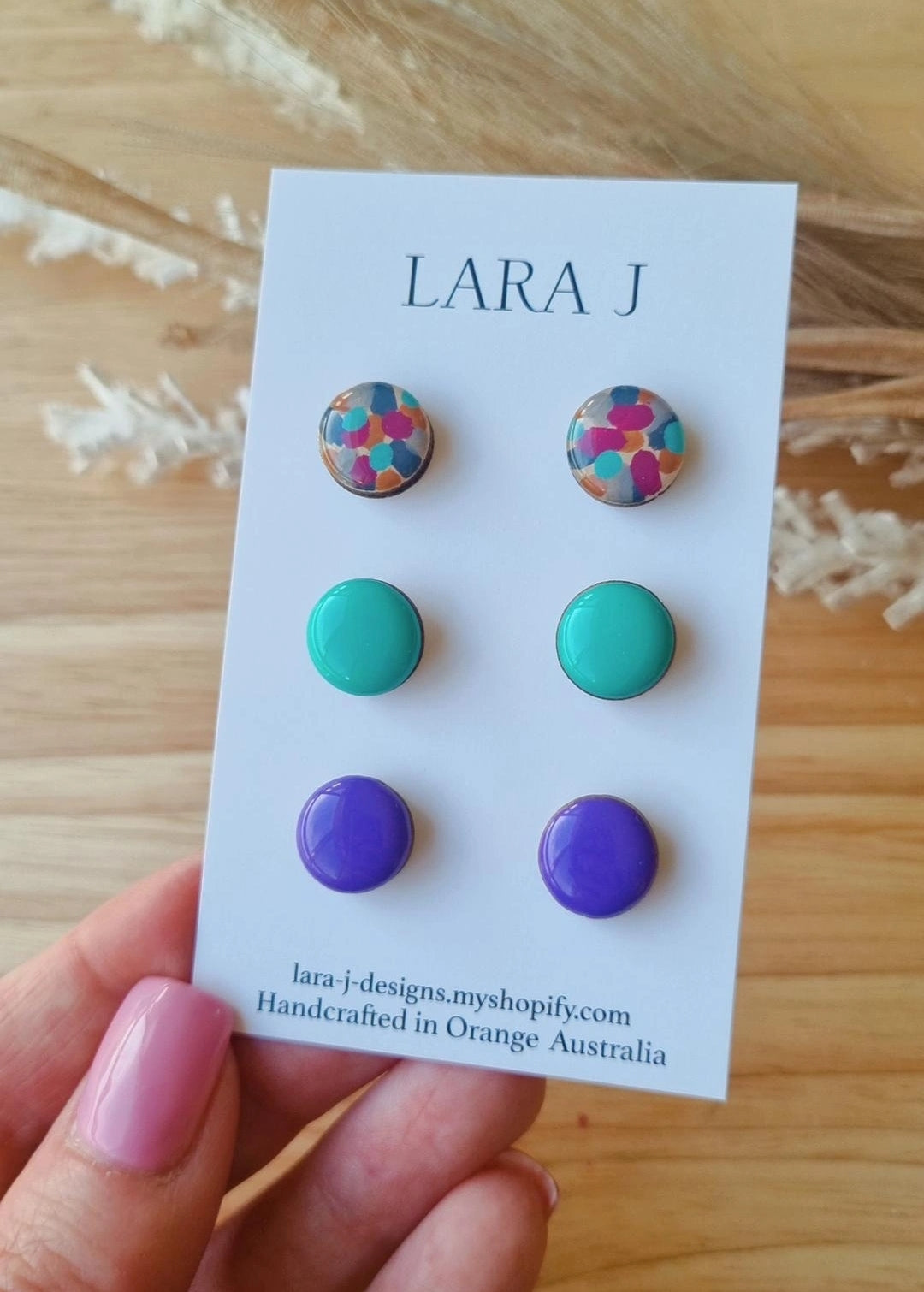 12mm Earring Trio #2