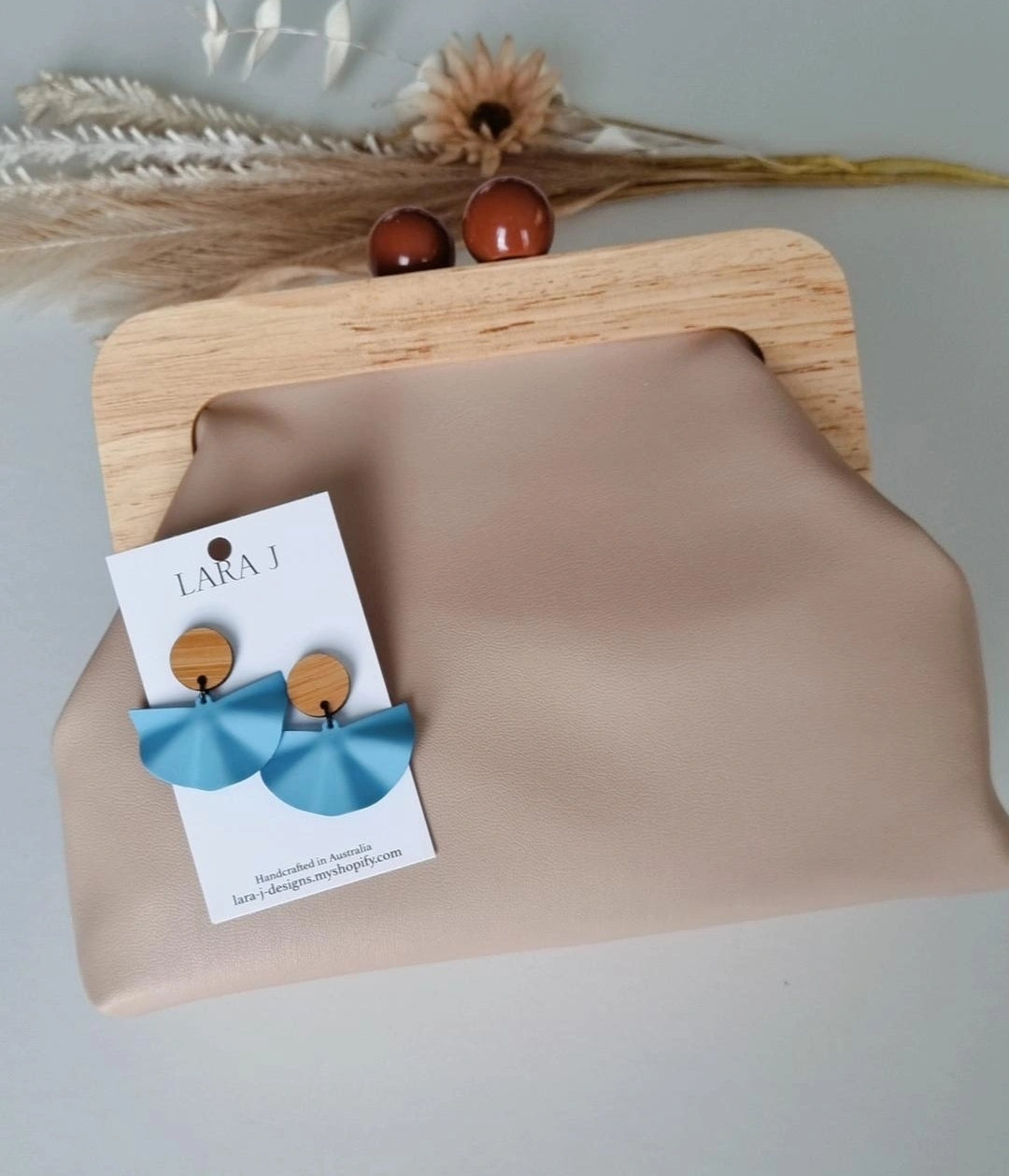 Timber Clutch Set - Stone #2