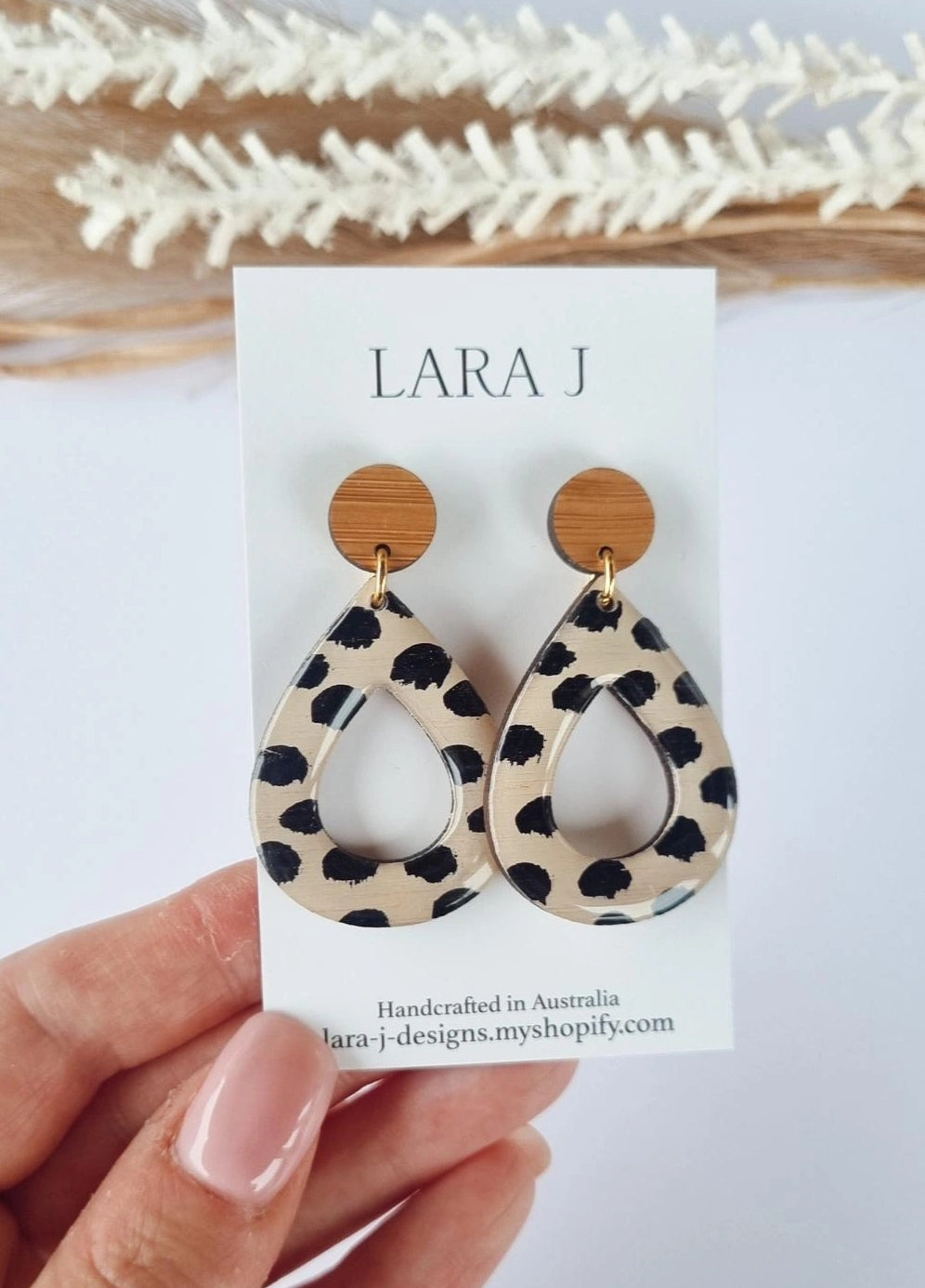 Resin Teardrop Dangle #3