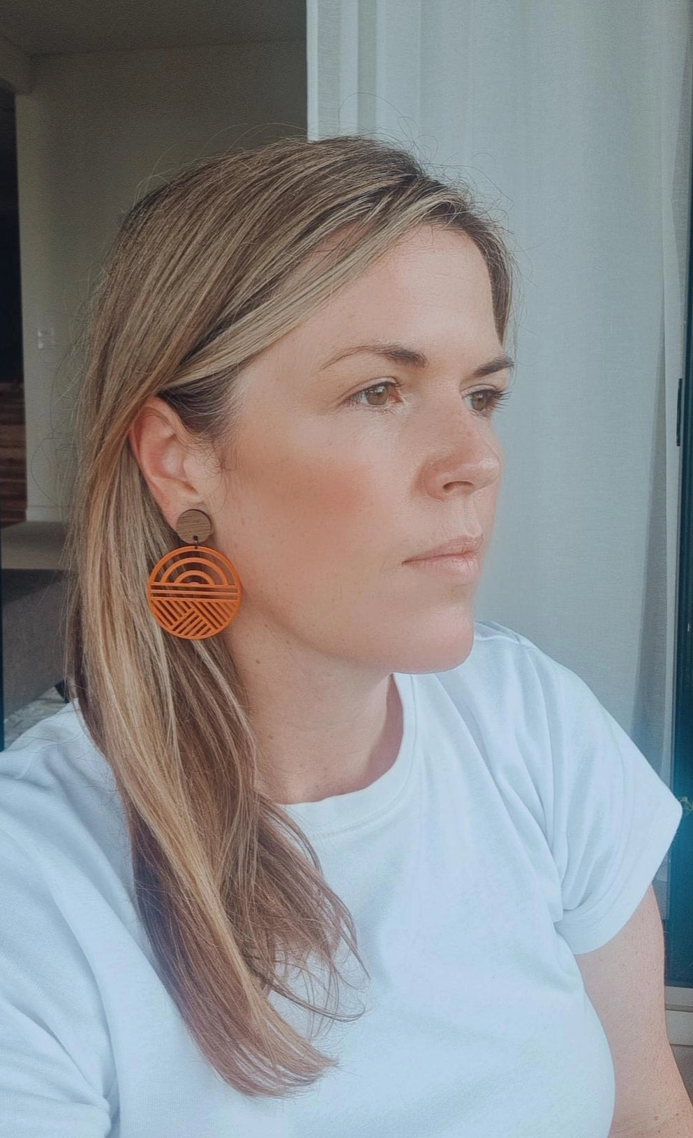 Cleo Dangle - Burnt Orange