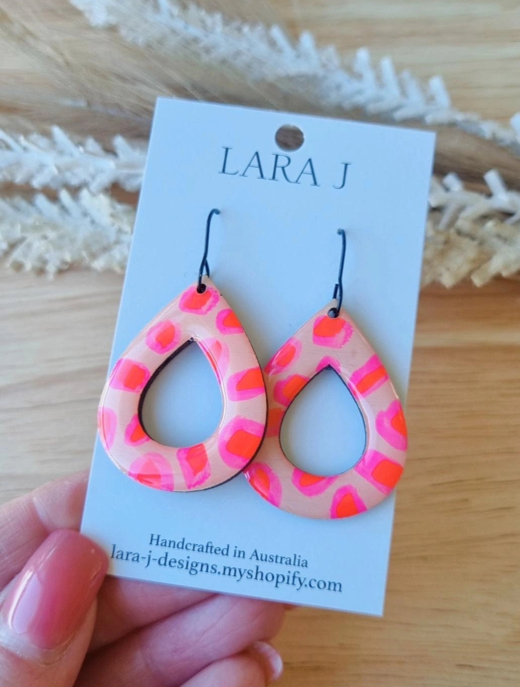 Resin Teardrop Dangle #2