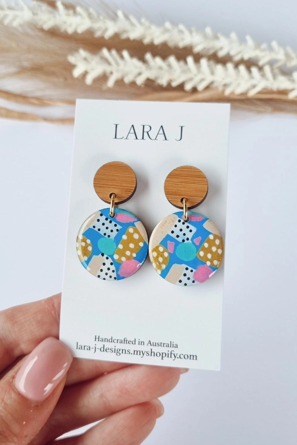 Petite Circle Dangle #5