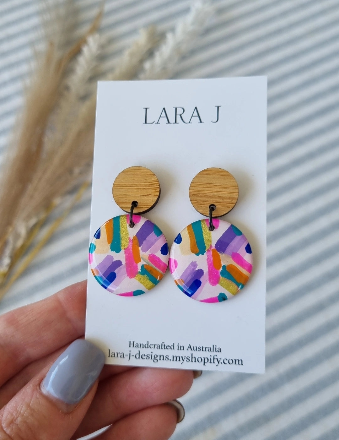 Petite Circle Dangle #33