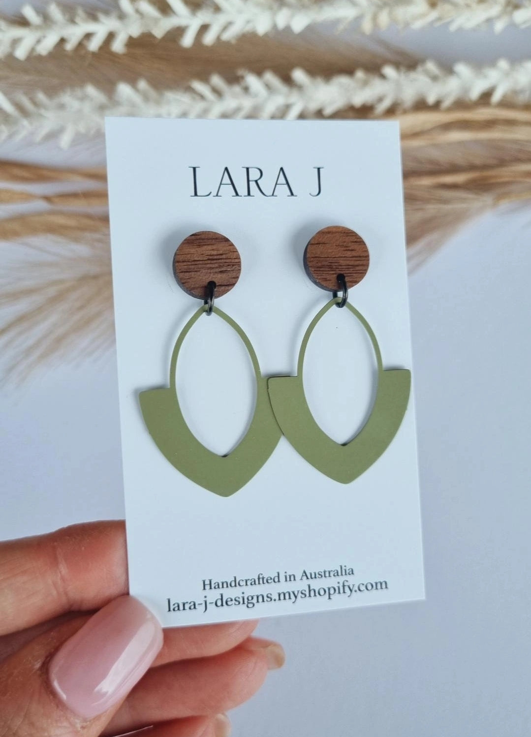 Audrey Dangle - Olive