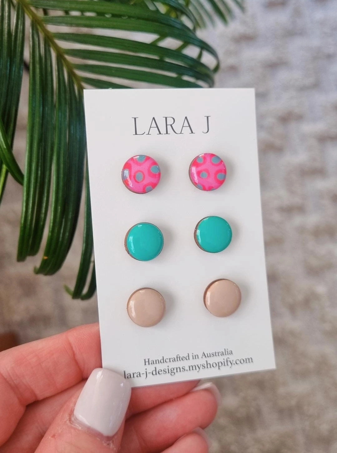 12mm Earring Trio #35