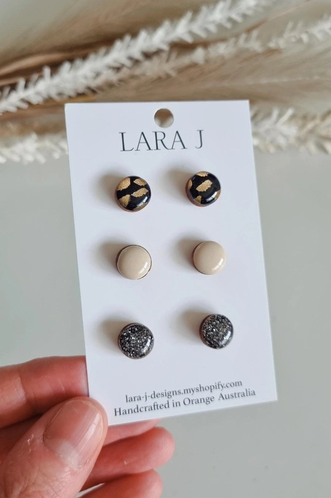 10mm Earring Trio #28