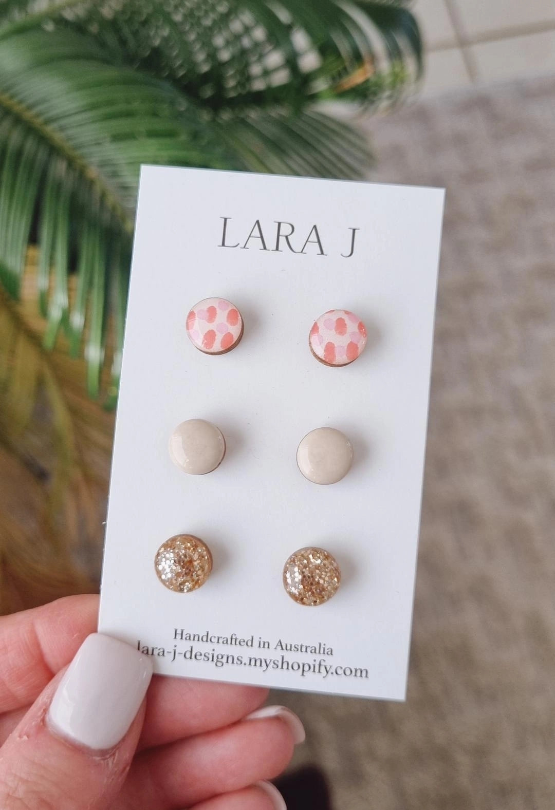 10mm Earring Trio #33