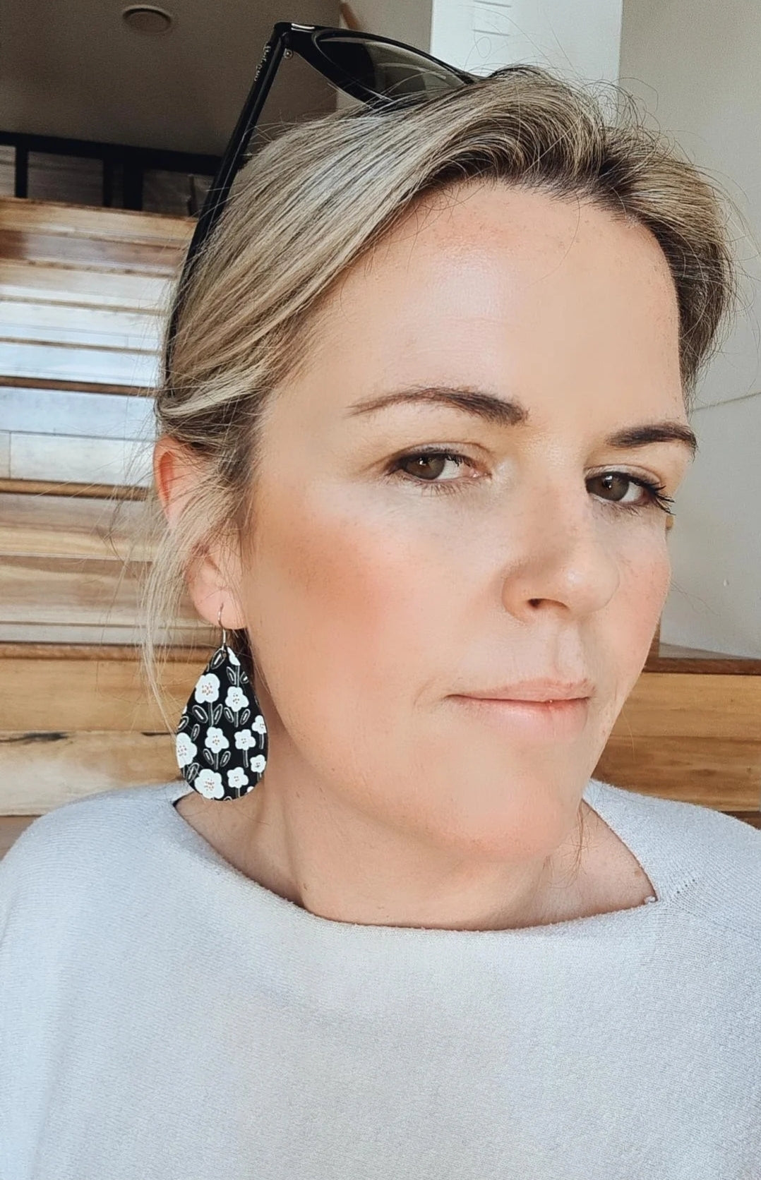Ebony Leather Earrings