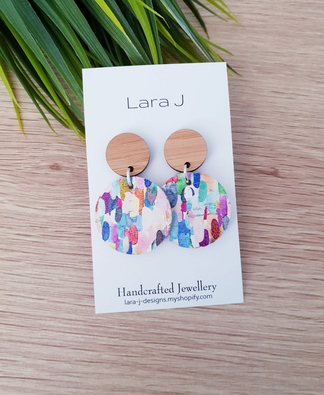 Small Summer Leather Dangles