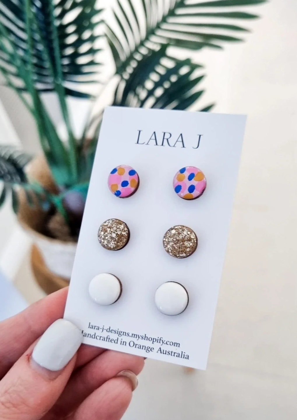 12mm Earring Trio #1