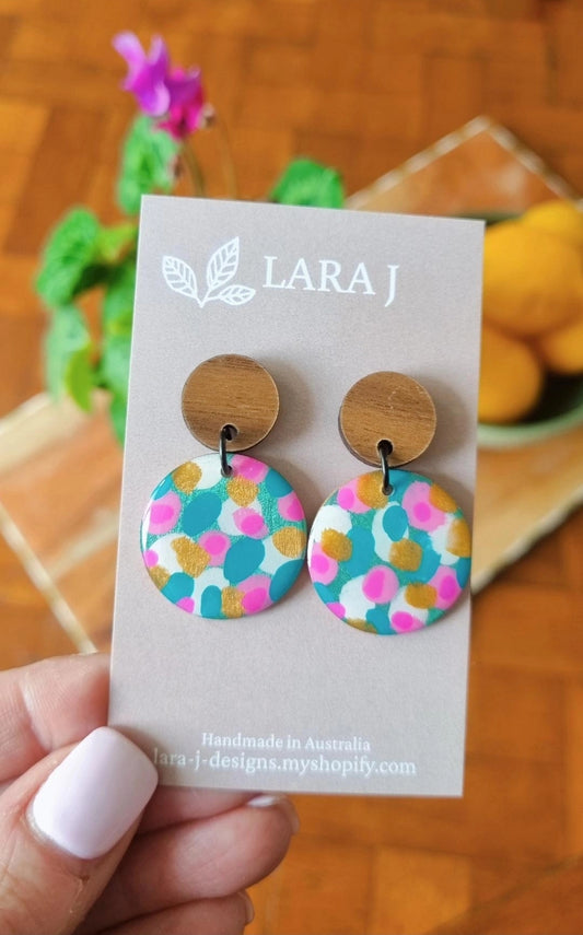Petite Circle Dangle #67