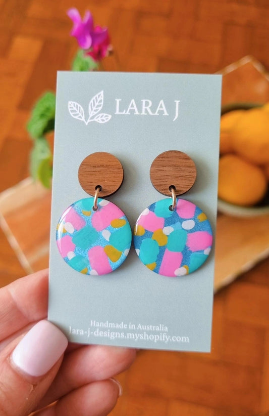 Petite Circle Dangle #44