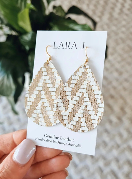 Eva Leather Earrings