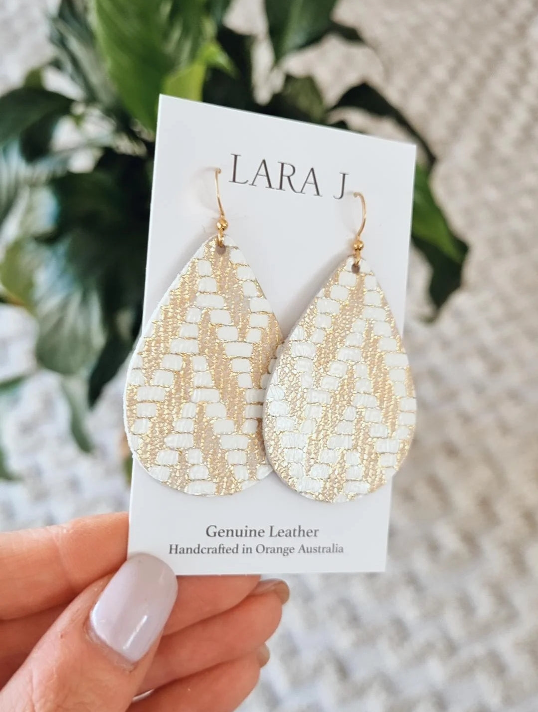 Eva Leather Earrings
